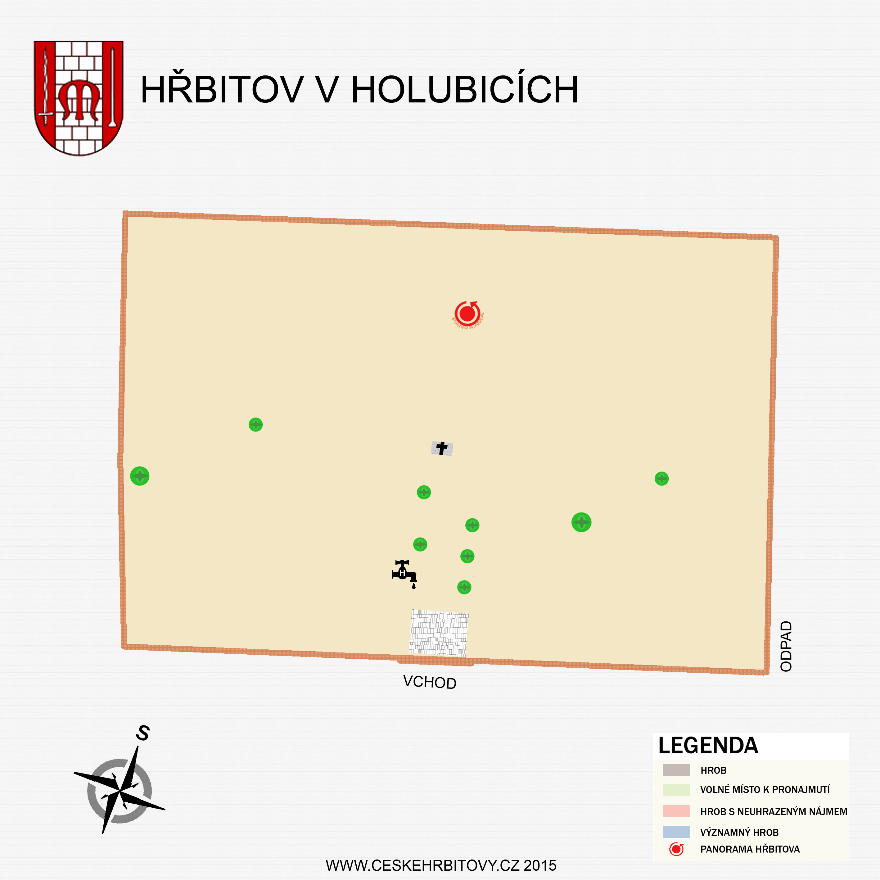 Mapa hĹ™bitova Obecní