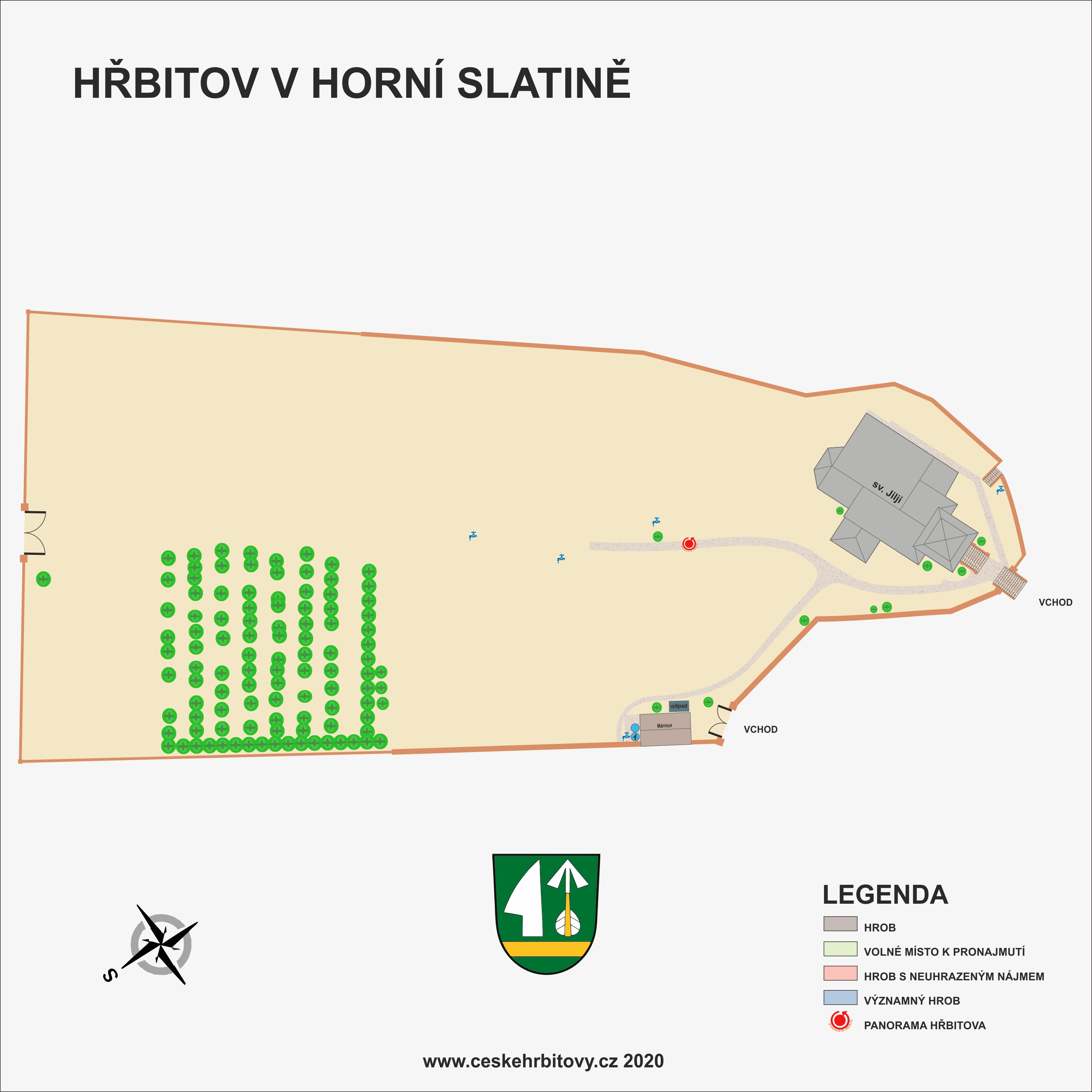 Mapa hĹ™bitova Obecní