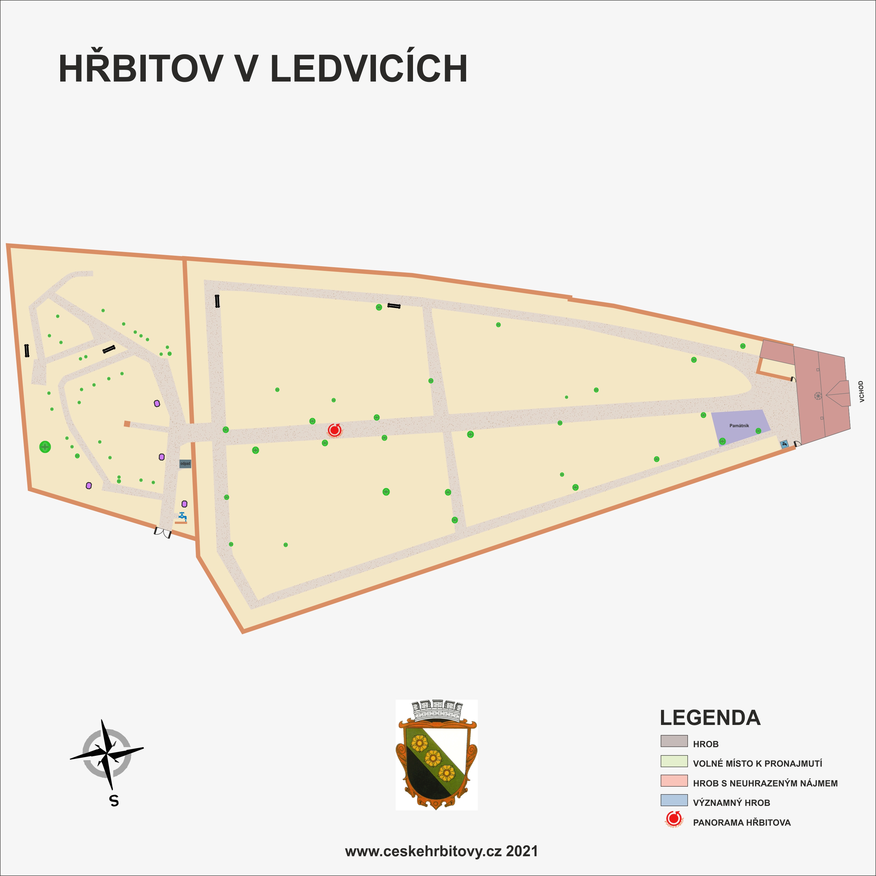 Mapa hĹ™bitova Obecní
