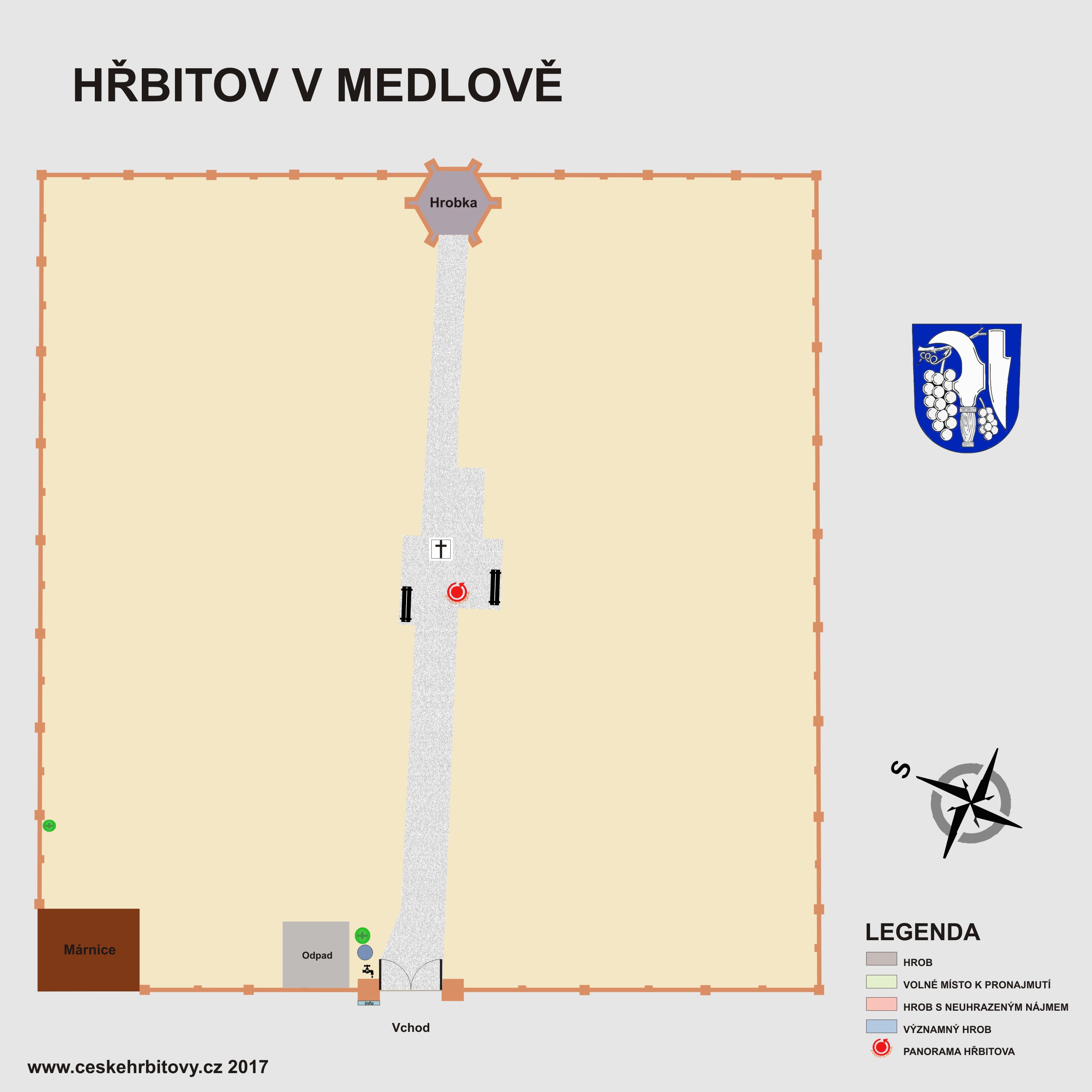 Mapa hĹ™bitova Obecní